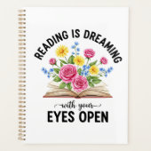 Lezen is Dromen met je Ogen Open Planner (Voorkant)