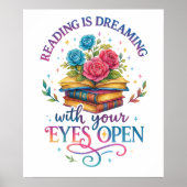 Lezen is dromen… poster (Voorkant)