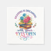 Lezen is dromen… servet (Voorkant)