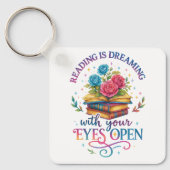 Lezen is dromen… sleutelhanger (Voorkant)