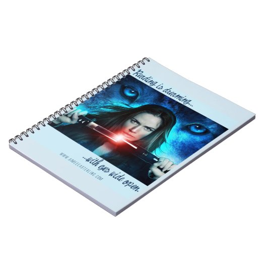 Lezen is een droomlaptop notitieboek (Linkerzijde)