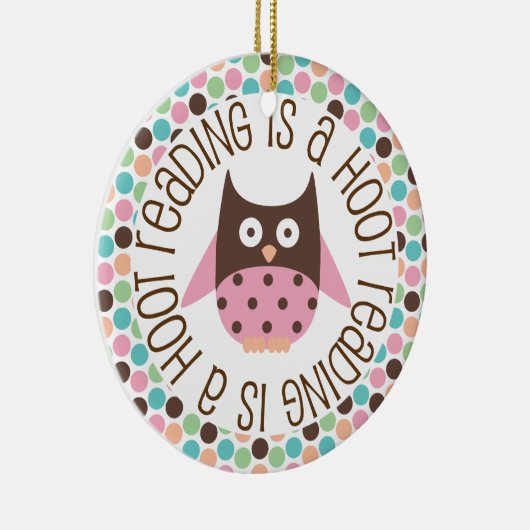 Lezen is een hoofdversiering keramisch ornament (Rechts)