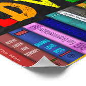 Lezen is een paspoort voor avontuurlijk leslokaal poster (Hoek)