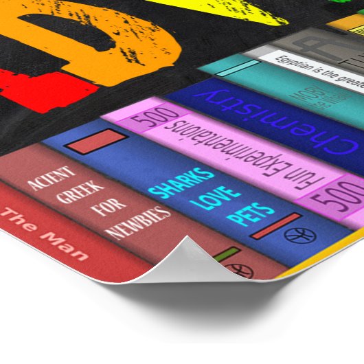 Lezen is een Ticket to Adventure Classroom Poster (Hoek)