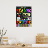 Lezen is een Ticket to Adventure Classroom Poster (Keuken)