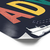 Lezen is een ticket voor avontuur Glossy Poster (Hoek)