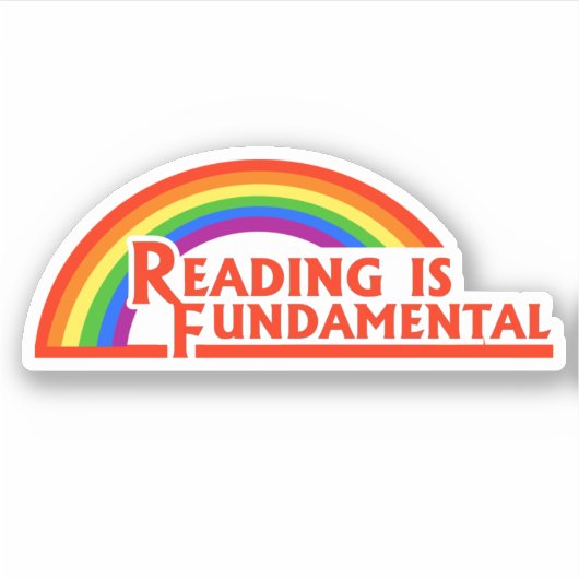 Lezen is essentieel sticker (Voorkant)