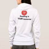 LEZEN IS FUNDAMENTEEL HOODIE (Achterkant)