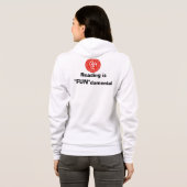LEZEN IS FUNDAMENTEEL HOODIE (Achterkant volledig)