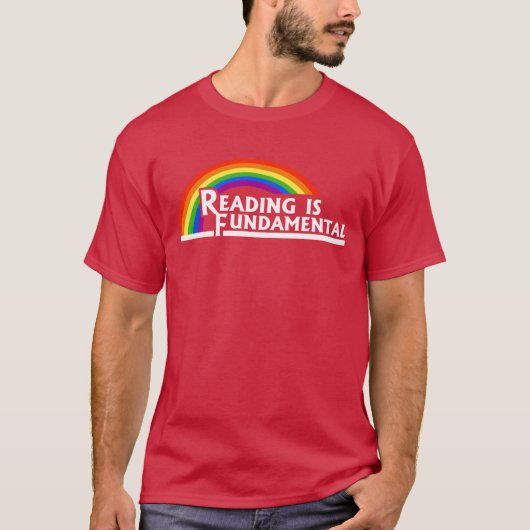 Lezen is fundamenteel t-shirt (Voorkant)