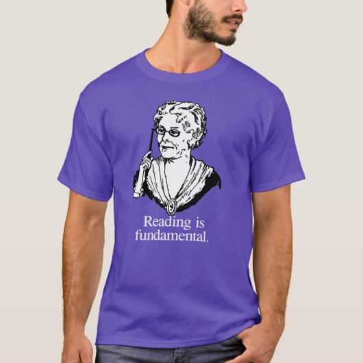 Lezen is fundamenteel t-shirt (Voorkant)