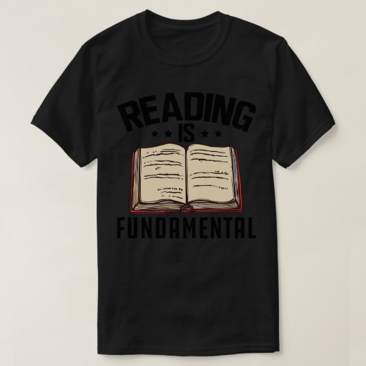 Lezen is fundamenteel t-shirt (Design voorkant)