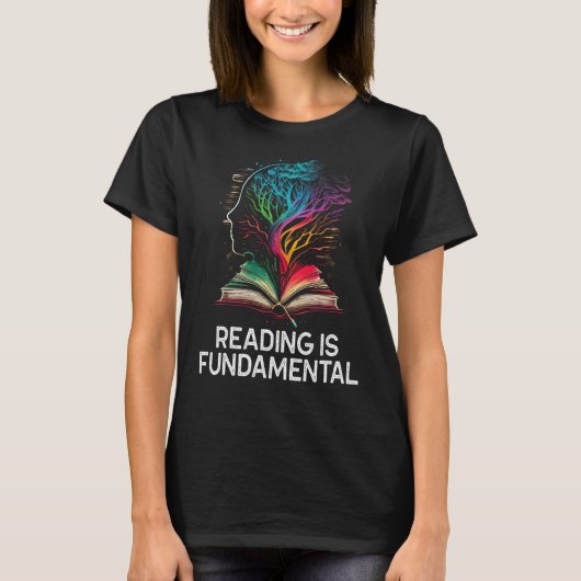 Lezen is fundamentele brainboomhandleiding t-shirt (Voorkant)