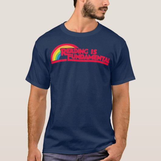 Lezen is fundamentele regenboogvaar LGBT-leraar T-shirt (Voorkant)