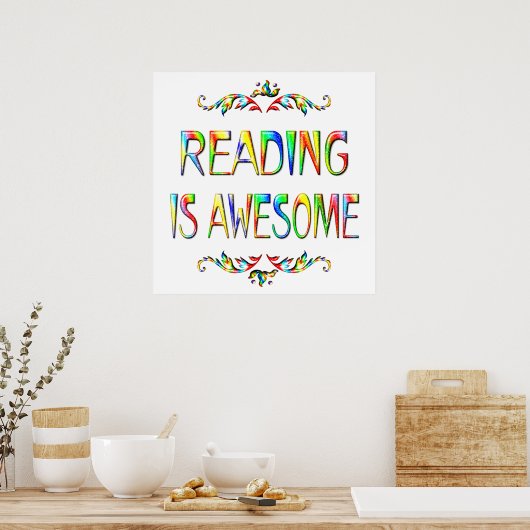 Lezen is Geweldige Poster (Keuken)