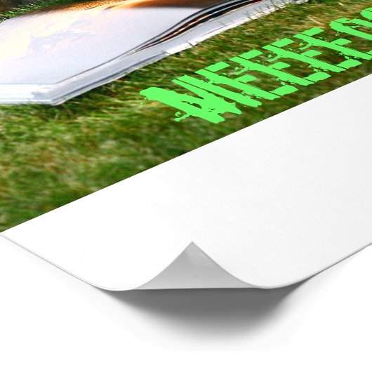 Lezen is het Kattenvlees Poster (Hoek)