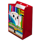 Lezen is leuk medium cadeauzakje (Achterkant Gekanteld)