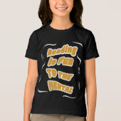 Lezen is leuk voor het mentale Tri-Blend shirt (Voorkant)