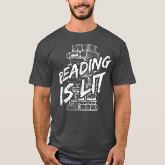 Lezen is Lit - Book Lover Reading Teacher T-shirt