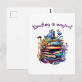Lezen is Magisch Briefkaart (Voorkant / Achterkant)