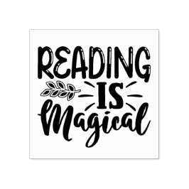 Lezen is Magisch Gummen Stempel