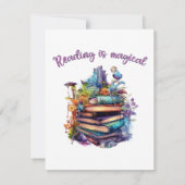 Lezen is Magisch Notitiekaartje (Achterkant)