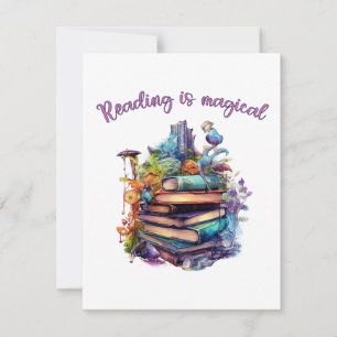 Lezen is Magisch Notitiekaartje