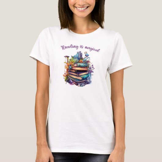 Lezen is Magisch T-shirt (Voorkant)