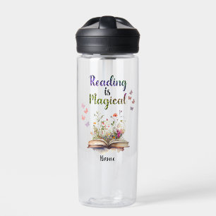 Lezen is Magische Boek Liefhebbers Quote Trendy Wh Waterfles