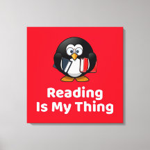 Lezen is mijn ding Pinguïn Grappig Lezen