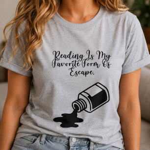 Lezen Is Mijn Favoriete Vorm Van Ontsnapping Boeke T-shirt