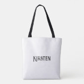 Lezen is mijn geluksplek Kleurrijke boodschappenta Tote Bag (Achterkant)