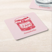 Lezen is mijn grote boekenliefhebber kartonnen onderzetters (Schuin)