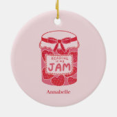 Lezen is mijn grote boekenliefhebber keramisch ornament (Achterkant)