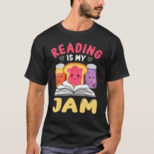 Lezen is mijn jam dat ik graag lees voor leraar bo t-shirt (Voorkant)