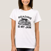 Lezen is mijn jam t-shirt (Voorkant)