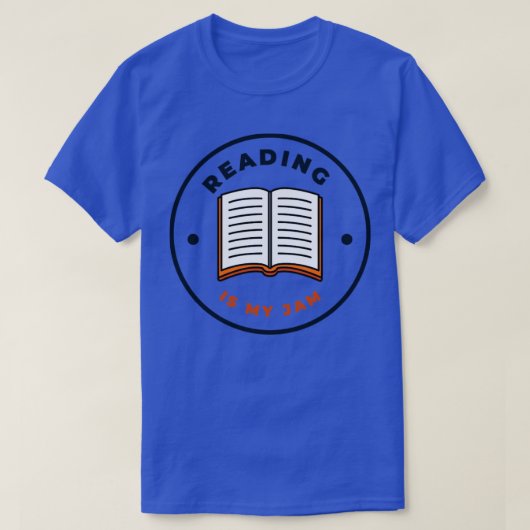 Lezen is mijn jam t-shirt (Design voorkant)