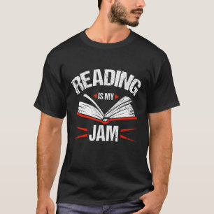 Lezen is mijn jambibliothecaris t-shirt