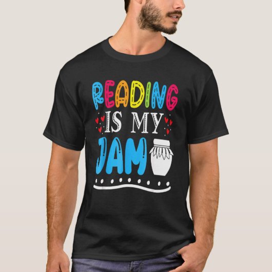 Lezen is mijn Kinder leraar die ik graag boek lees T-shirt (Voorkant)
