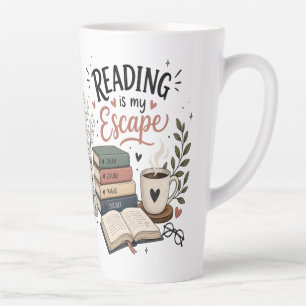 Lezen Is Mijn Ontsnapping - Knus Boek Liefhebber E Latte Mok