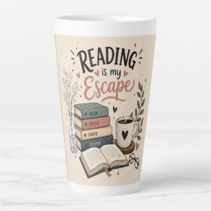 Lezen Is Mijn Ontsnapping - Knus Boek Liefhebber P Latte Mok