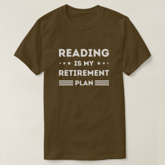 Lezen is mijn pensioenplan Lezing Lover T-shirt