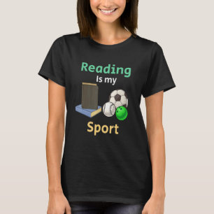 Lezen Is Mijn Sport Bibliotheek Student Leraar Boe T-shirt
