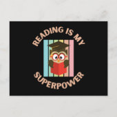 lezen is mijn superkracht briefkaart (Voorkant)