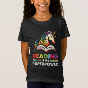 Lezen is mijn superkracht t-shirt