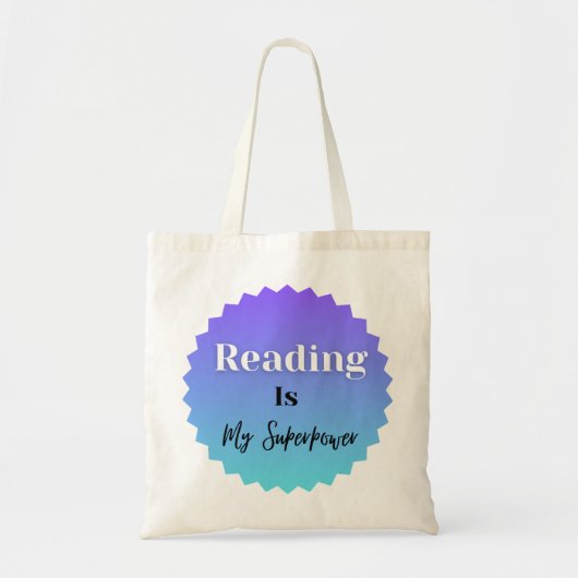 Lezen is mijn Superpower Canvas tas (Voorkant)