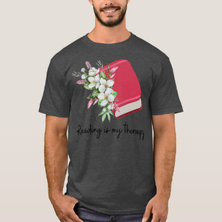 Lezen is Mijn therapie 19 T-shirt