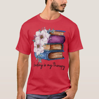 Lezen is Mijn therapie 26 T-shirt