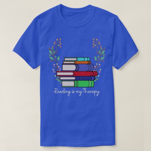 Lezen is Mijn therapie 29 T-shirt (Design voorkant)