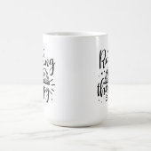 Lezen is mijn therapie boek liefhebber koffiemok (Center)